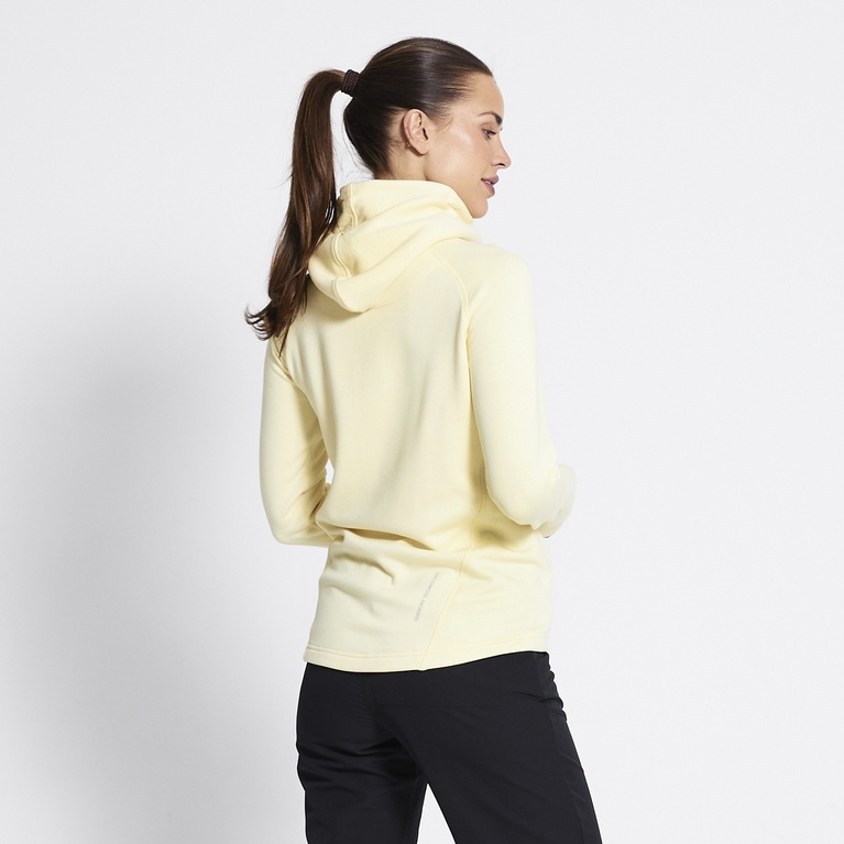 Functional hoodie "Vegby" Light Yellow